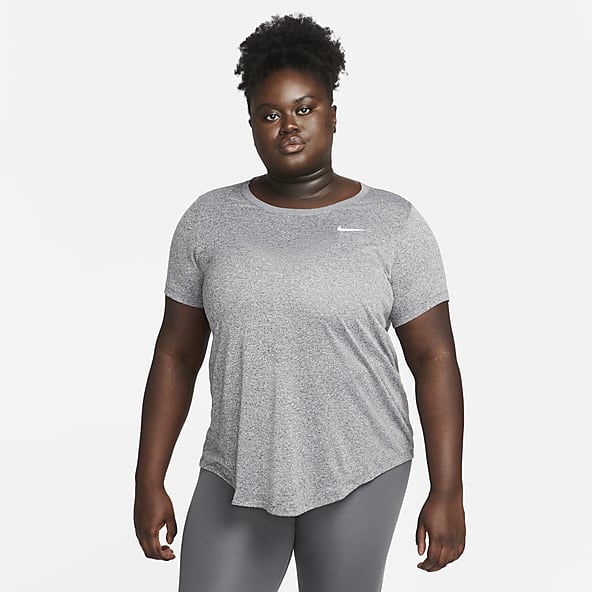 Nike dri fit shirts women's plus size discount